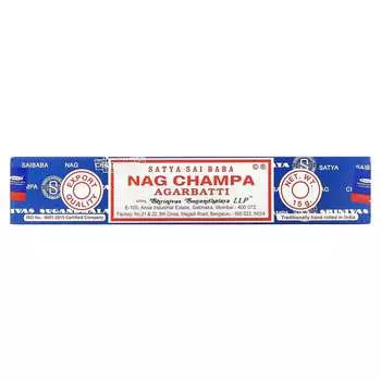 Саи Баба, Сатья, Благовония Наг Чампа Агарбатти, 10 упаковок (15g)