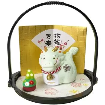 Saidougama 2024 зодиакальный дракон, фигурка высотой около 11 см, украшение Bon, стразы включены Yuzusha E-26