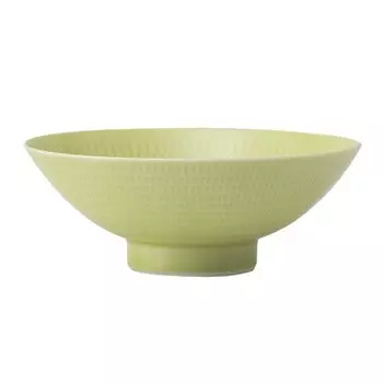 Saikai Pottery Hasami Ware Rice Tea Flat Tea Medium Diameter Engraved Lemon 24366 Bowl, Bowl, Bowl, Size, Approx. 14cm, Crest,