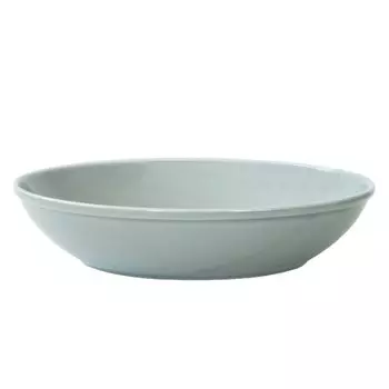 Saikai Pottery Hasamiyaki Common Bowl Dish Gray Diameter 21cm Microwave Dishwasher Safe Made in Japan 13235 (Saikaitoki) Approx.