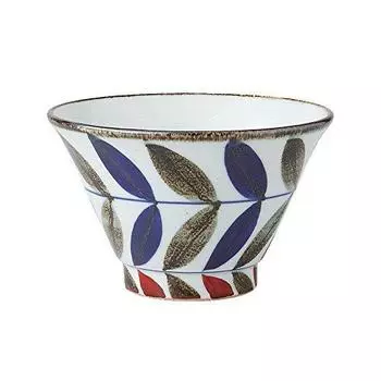 Saikai Pottery Hasamiyaki Wave.H Kasura, 568 Bowl (Red) 14256