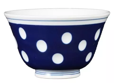 Saikaitoki Arita Ware Сенча в горошек с узором 23210