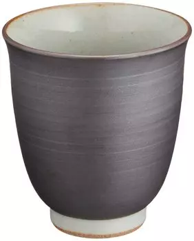 Saikaitoki Hasami Ware Tea Cup Black Capacity Approximately 250ml Made in Japan 74035 чёрный