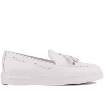 Sail Lakers - Белая кожаная мужская повседневная обувь