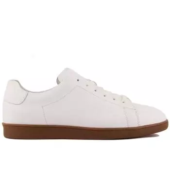 Sail Lakers - Белая кожаная мужская повседневная обувь