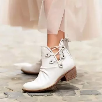 Sail Lakers - белые короткие летние ботинки