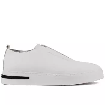 Sail Lakers - Белые кожаные мужские кроссовки