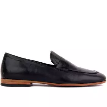 Sail Lakers - Черная кожаная мужская обувь