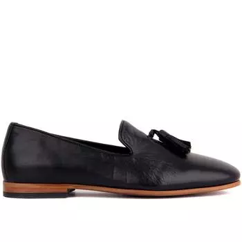 Sail Lakers - Черная кожаная мужская обувь