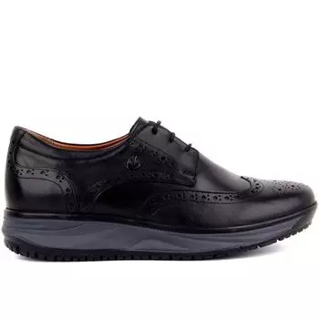 Sail Lakers - Черная кожаная мужская повседневная обувь