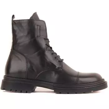 Sail Lakers - Черные кожаные мужские ботинки