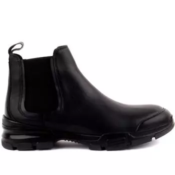 Sail Lakers - черные кожаные мужские ботинки