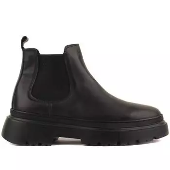 Sail Lakers - Черные кожаные мужские ботинки челси