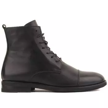 Sail Lakers - Черные кожаные мужские ботинки Eva Sole