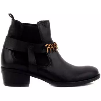 Sail Lakers - Черные кожаные женские ботинки