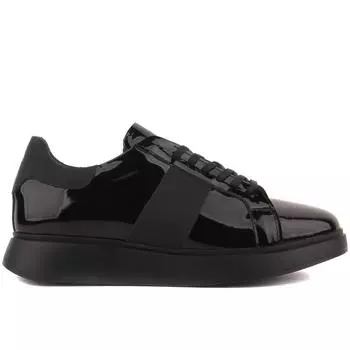 Sail Lakers - Черные мужские кроссовки из лакированной кожи