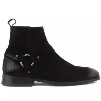 Sail Lakers - Черные замшевые мужские ботинки на молнии