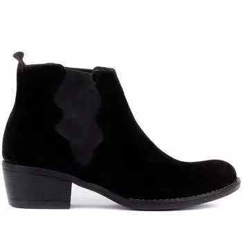 Sail Lakers - Черные замшевые женские ботинки