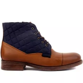 Sail Lakers - коричневые кожаные мужские ботинки на молнии