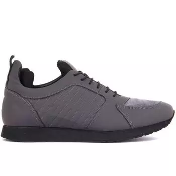 Sail Lakers - Мужская повседневная обувь из серой кожи