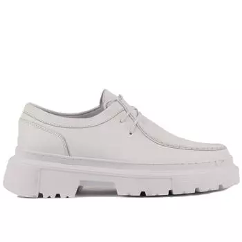 Sail Lakers - мужские белые кожаные кроссовки на шнуровке