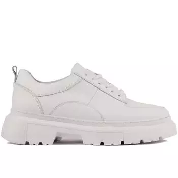 Sail Lakers - мужские белые кожаные кроссовки на шнуровке