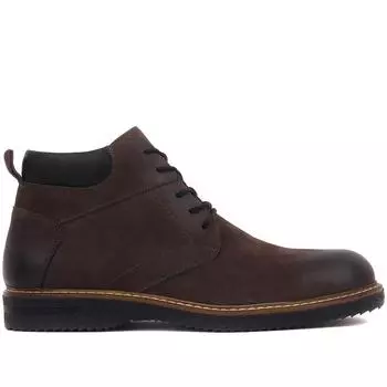 Sail Lakers - Мужские ботинки на шнуровке из нубука антрацитового цвета