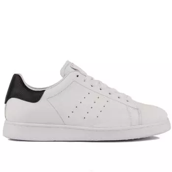 Sail Lakers — женские белые кожаные повседневные туфли на шнуровке