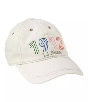 Sailcloth 1912 Baseball One Size Fits 1000209790 L.L.Bean Men s Cap, All, White,