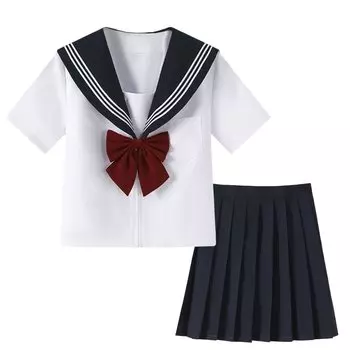 Sailor Authentic JK High School Cosplay 2 Длинные рукава и шорты Sailor JK Cosplay School Плиссированные JK Bow Class Kansai School British Junior High School
