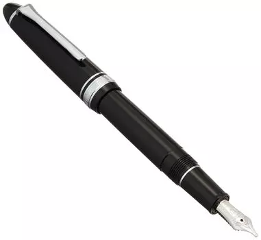 Sailor Fountain Pen Profit Light Silver Trim Black Music 11-1039-920