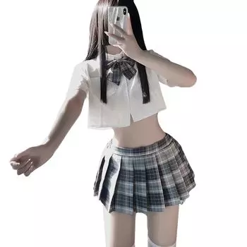 Sailor High School Student School Cultural Festival [LIKENNY] Униформа, Gal, Косплей, JK, Сексуальная, Девушка, Униформа, Мини-юбка, Милая, Популярная, Дамы, Moe,