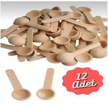 Saint Belisama, 12 шт., бамбуковая ложка, мини-размер, ложка для специй, 7 см, набор из 12 ложек