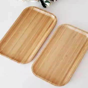 Saint Belisama 2 Pieces Bamboo Presentation Serving Plate - 2 PCS - Serving Plate