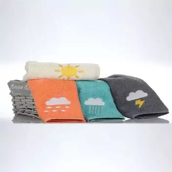 Saint Belisama 4 сезона 30x50см Полотенце для рук из 4 предметов | Полотенце для лица | Кухонное полотенце