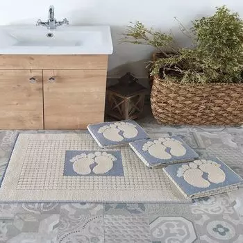 Saint Belisama Полотенца для ног Коврик для ванной, 4 упаковки по шоковой цене