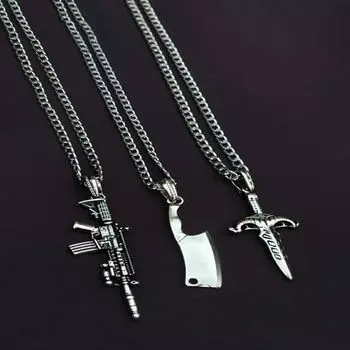 Saint Belisama Sevval, комплект из трех предметов, оружие, меч, топор, мужское ожерелье