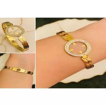 Saint Belisama Tarnish четвертьзажимной браслет из нержавеющей стали, четверть браслет из ячменных бобов