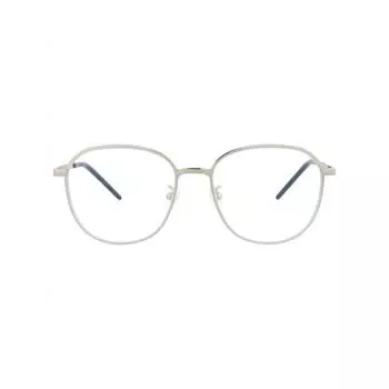 Saint Laurent Круглая оправа Металлические оптические оправы Серебро Серебро Прозрачный One Size
