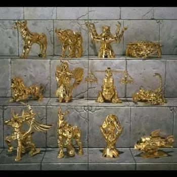Saint Seiya Cloth Myth APPENDIX Golden Cloth Object Set золотой