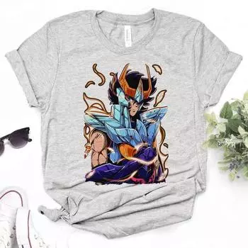 Saint Seiya tshirt women summer funny graphic t shirt female y2k clothing Unisex L