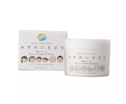 Saiseisha Nature Aqua Water Увлажняющий 1000113200 Крем, Цвет, Крем, 200 г, Чашка, белый