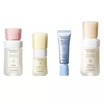 Saishunkan Pharmaceutical Domohorn 4 basic about 1 skin milky lotion Co., Ltd. [Половина набора] Морщины, предметы, стоимость на месяц, уход, лосьон, сыворотка, крем,