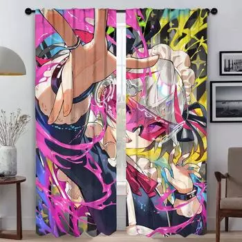 Saito Sunflower Partition Kitchen Curtains for Living Room Blackout Curtain Home Interior Curtains 2 Pieces Tulle for Bedroom W50xH70cmx2pcs-CL