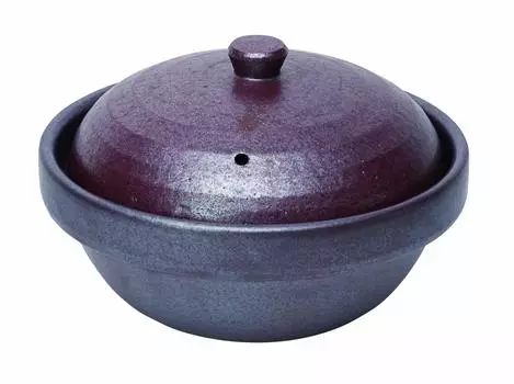 Saji Touki Глиняный горшок Железно-красный 800 мл Банко Варе Перекрывающийся Штабелируемый Глиняный горшок 33-905