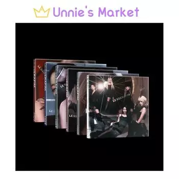 [САЙТ POB] LE SSERAFIM - HOT COMPACT версия. / 5-й мини-альбом + бесплатный подарок NO POB(Album only)_Random