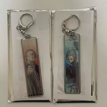 Sakadei Sakamoto Days Gaku Slim Taro Slim Taro металлический брелок для ключей в случайном порядке