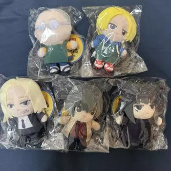 Sakamoto Days Chara Puppet Миниатюрный плюшевый талисман Все 5 типов Полный набор с биркой