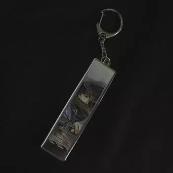 Sakamoto Days Osaragi металлический оригинальный двухсторонний брелок Sakadei