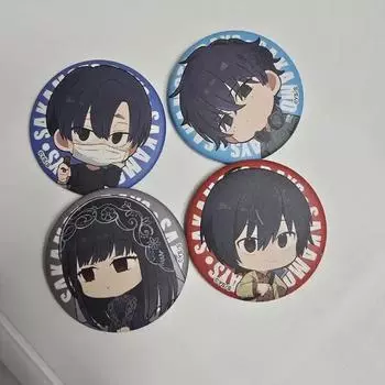 Sakamoto Days Sakade Sd Character Can Badge Batch Of 4